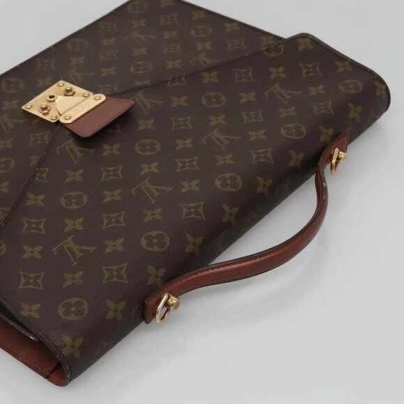 LOUIS VUITTON Monogram Porte Documents Bandouliere Bag M53338 Auth sw092 - Picture 7 of 15